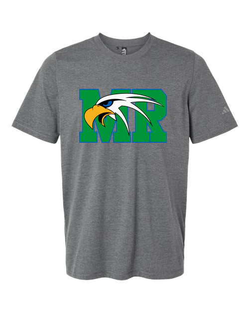 Maple River High School baseball_boys - Dark Grey Heather Men's Blended T-Shirt