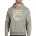 Abingdon High School soccer_boys - Dark Grey Heather Nike Club Fleece Sleeve Swoosh Pullover Hoodie NKDR1499