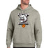 Naptown basketball_boys - Dark Grey Heather Nike Club Fleece Sleeve Swoosh Pullover Hoodie NKDR1499