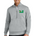 Maple River High School hockey_boys - Dark Grey Heather Nike Club Fleece Sleeve Swoosh 1/2-Zip NKDX6718