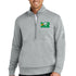 Maple River High School hockey_boys - Dark Grey Heather Nike Club Fleece Sleeve Swoosh 1/2-Zip NKDX6718