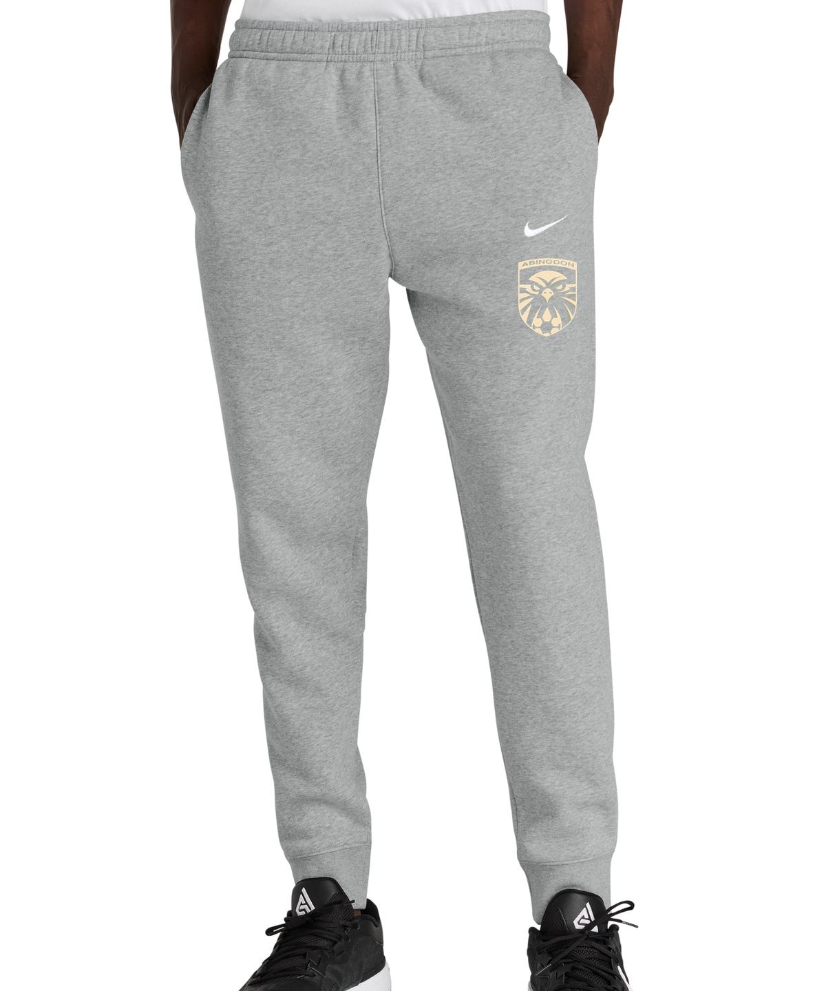 Abingdon High School soccer_boys - Dark Grey Heather Nike Club Fleece Jogger NKHM8045