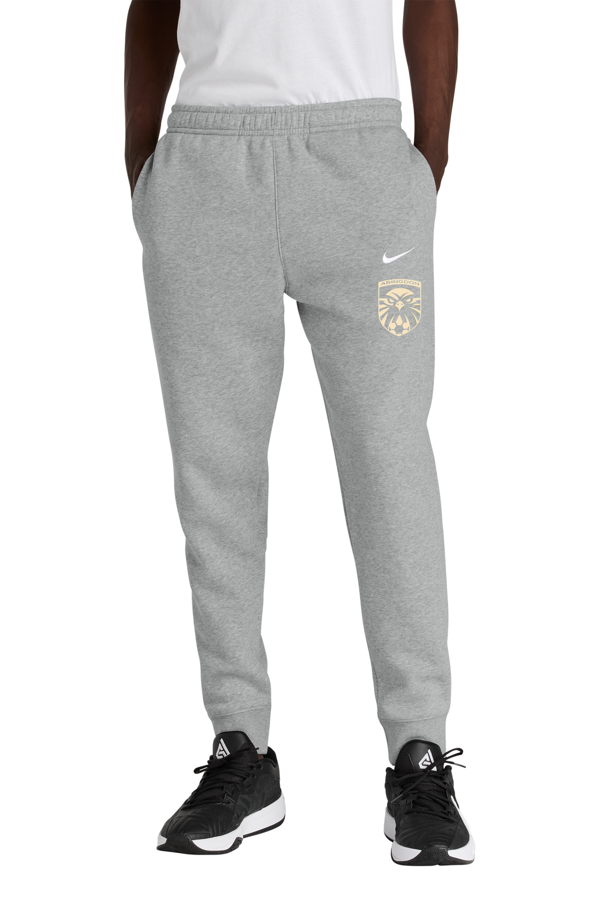 Abingdon High School soccer_boys - Dark Grey Heather Nike Club Fleece Jogger NKHM8045