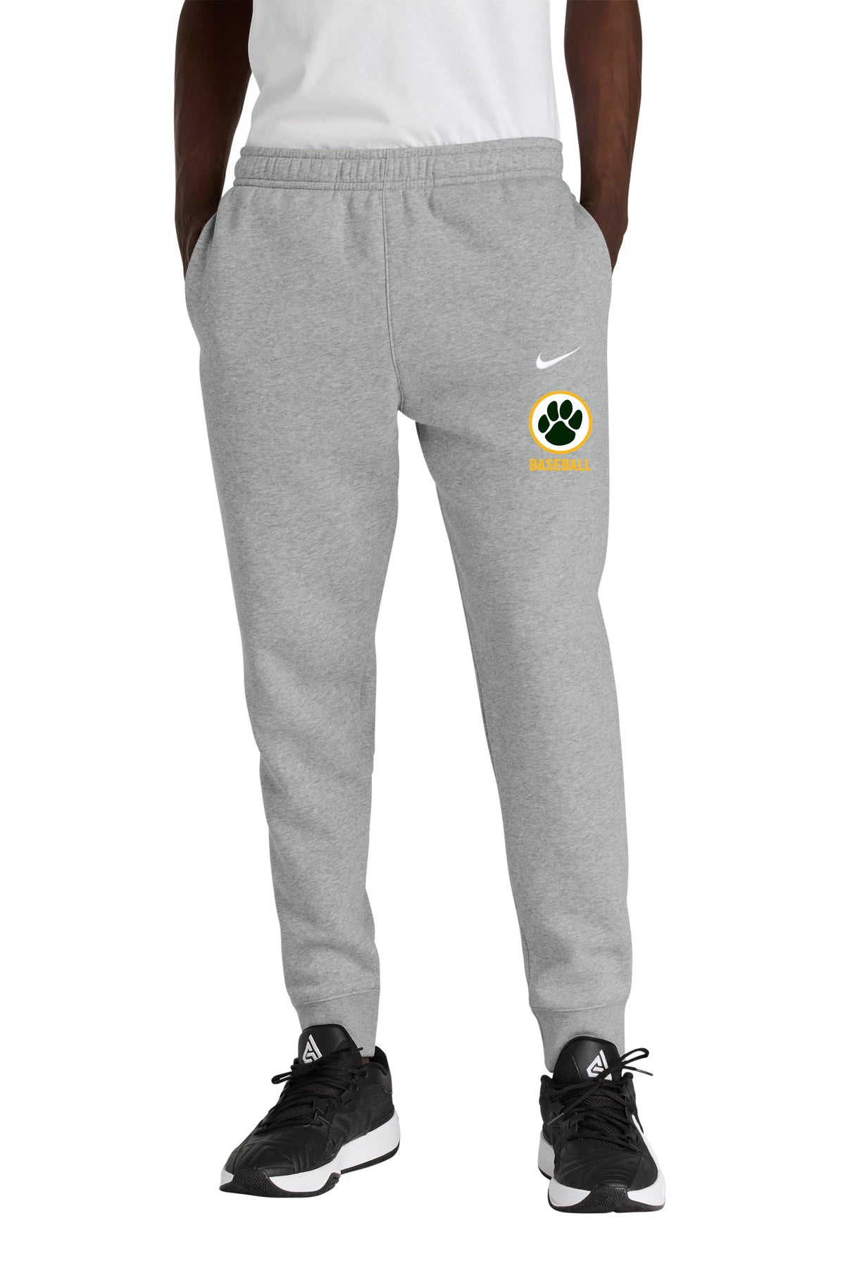 Ashwaubenon High School Baseball (Boys) - Dark Grey Heather Nike Club Fleece Jogger NKHM8045