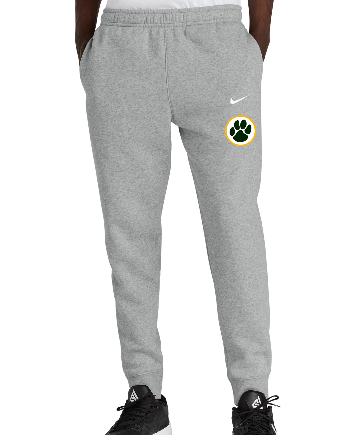 Ashwaubenon High School Football (Boys) - Dark Grey Heather Nike Club Fleece Jogger NKHM8045