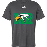 Maple River High School hockey_boys - Dark Grey Heather/ White Men's Pregame T-Shirt