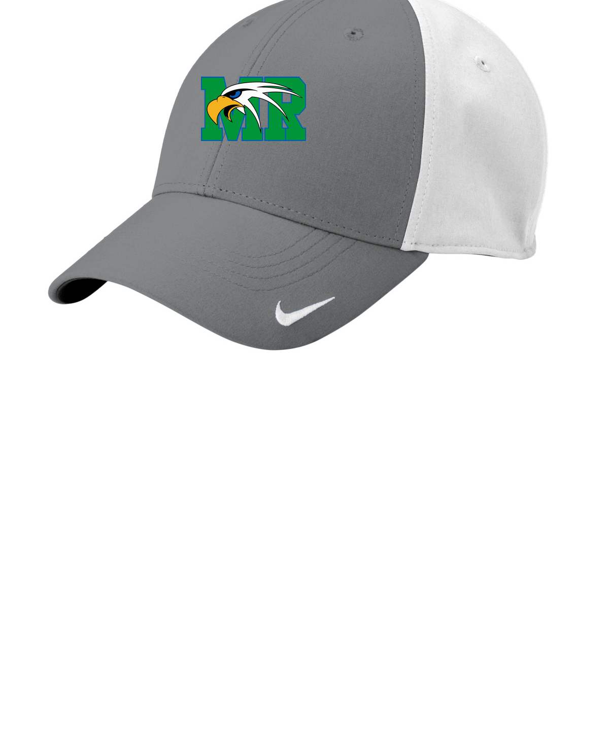 Maple River High School hockey_boys - Dark Grey/ White Nike Dri-FIT Legacy Cap NKFB6447