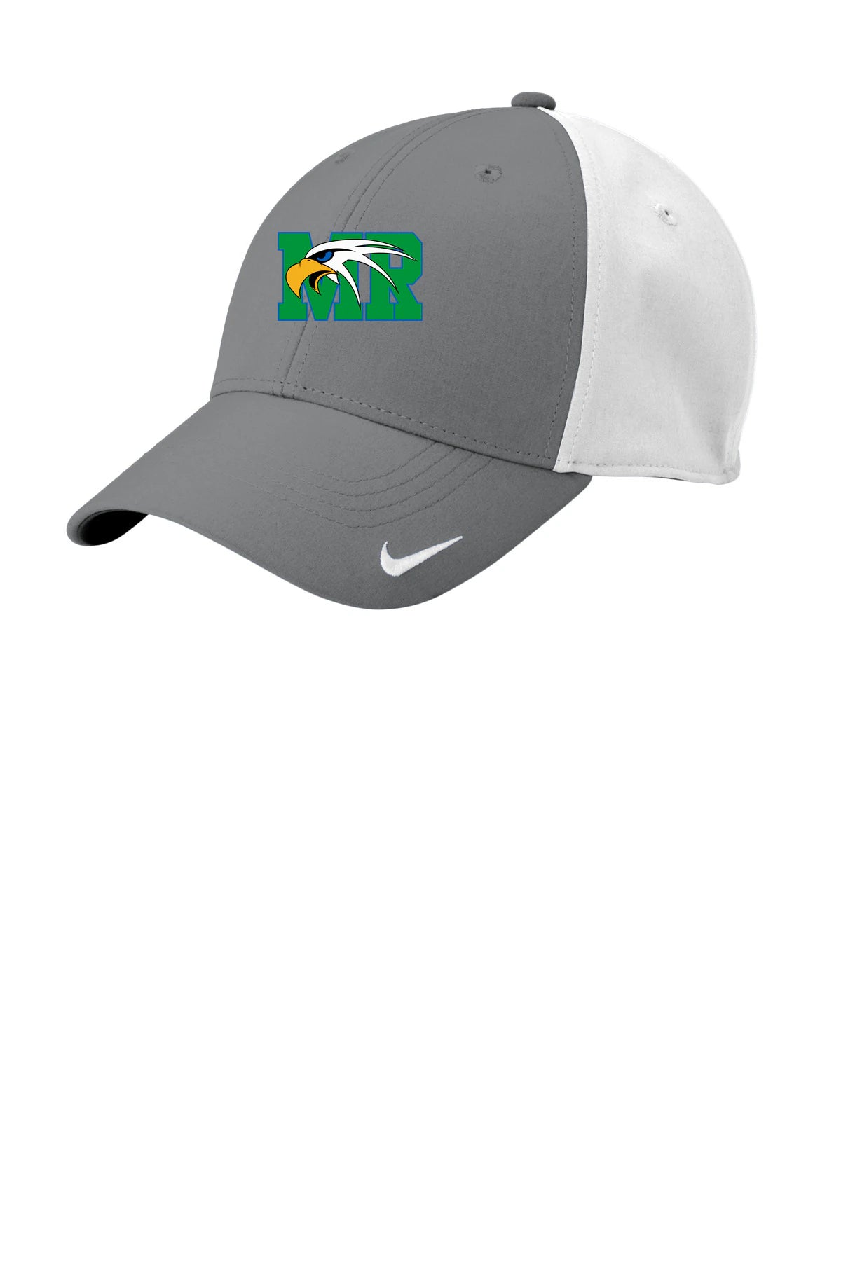 Maple River High School hockey_boys - Dark Grey/ White Nike Dri-FIT Legacy Cap NKFB6447