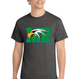 Maple River High School hockey_boys - Dark Heather Grey Port & Co Core Cotton Tee. PC54