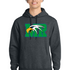 Maple River High School hockey_boys - Dark Heather Grey Port & Co Core Fleece Pullover Hooded Sweatshirt. PC78H