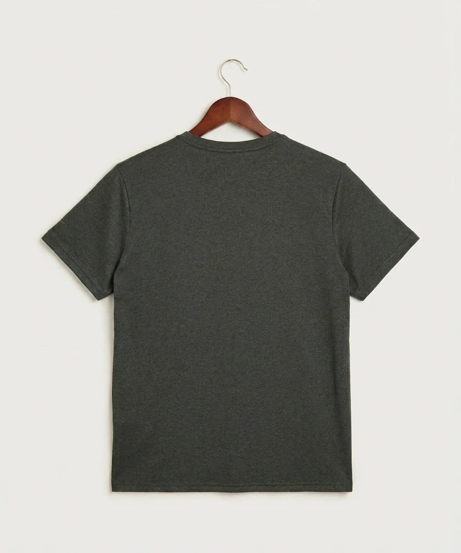 Hershey High School Volleyball Team Store - Dark Smoke Heather Nike Swoosh Sleeve rLegend Tee NKDX8730 (back)