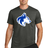 Owatonna Volleyball - Dark Smoke Heather Nike Swoosh Sleeve rLegend Tee NKDX8730