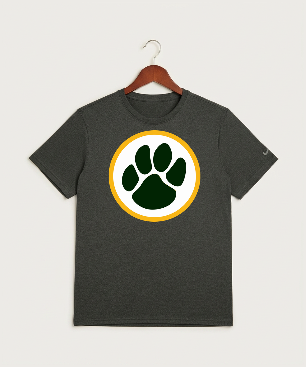 Ashwaubenon High School — Spirit Store - Dark Smoke Heather Nike Swoosh Sleeve rLegend Tee NKDX8730