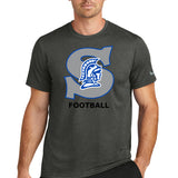 Southwest Football - Dark Smoke Heather Nike Swoosh Sleeve rLegend Tee NKDX8730