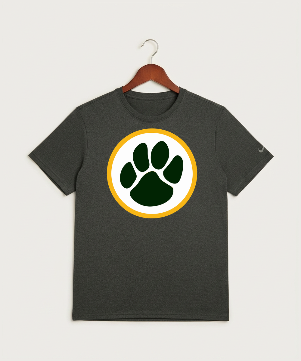 Ashwaubenon High School Football (Boys) - Dark Smoke Heather Nike Swoosh Sleeve rLegend Tee NKDX8730