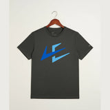 Notre Dame High School Team Store - Dark Smoke Heather Nike Swoosh Sleeve rLegend Tee NKDX8730