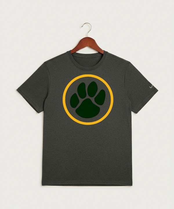 Ashwaubenon High School Football Team Store - Dark Smoke Heather Nike Swoosh Sleeve rLegend Tee NKDX8730