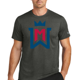 Watertown-Mayer Football - Dark Smoke Heather Nike Swoosh Sleeve rLegend Tee NKDX8730
