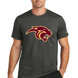 Pine Island Football - Dark Smoke Heather Nike Swoosh Sleeve rLegend Tee NKDX8730