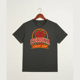 Corona Senior High School Cheer - Dark Smoke Heather Nike Swoosh Sleeve rLegend Tee NKDX8730