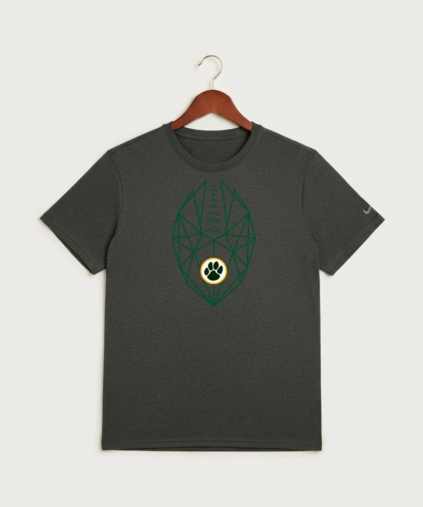 Ashwaubenon High School Football (Boys) (Sandbox) - Dark Smoke Heather Nike Swoosh Sleeve rLegend Tee NKDX8730