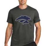 Zumbrota-Mazeppa Volleyball - Dark Smoke Heather Nike Swoosh Sleeve rLegend Tee NKDX8730