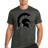 BOLD Football - Dark Smoke Heather Nike Swoosh Sleeve rLegend Tee NKDX8730