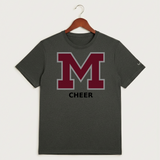 Moline Cheer general - Dark Smoke Heather Nike Swoosh Sleeve rLegend Tee NKDX8730
