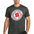 Houston Volleyball - Dark Smoke Heather Nike Swoosh Sleeve rLegend Tee NKDX8730