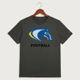 Riverside High School Football general - Dark Smoke Heather Nike Swoosh Sleeve rLegend Tee NKDX8730