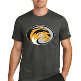 Sibley East Football - Dark Smoke Heather Nike Swoosh Sleeve rLegend Tee NKDX8730