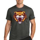 Stewartville Football - Dark Smoke Heather Nike Swoosh Sleeve rLegend Tee NKDX8730