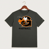 Giltner High School Football - Dark Smoke Heather Nike Swoosh Sleeve rLegend Tee NKDX8730