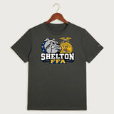 Shelton High School FFA general - Dark Smoke Heather Nike Swoosh Sleeve rLegend Tee NKDX8730