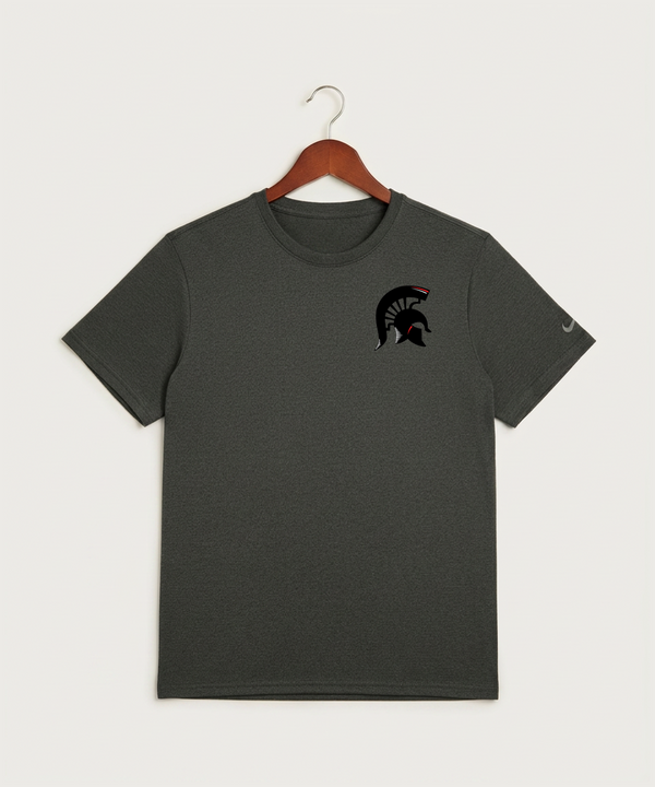 Bold High School Football (Boys) - Dark Smoke Heather Nike Swoosh Sleeve rLegend Tee NKDX8730