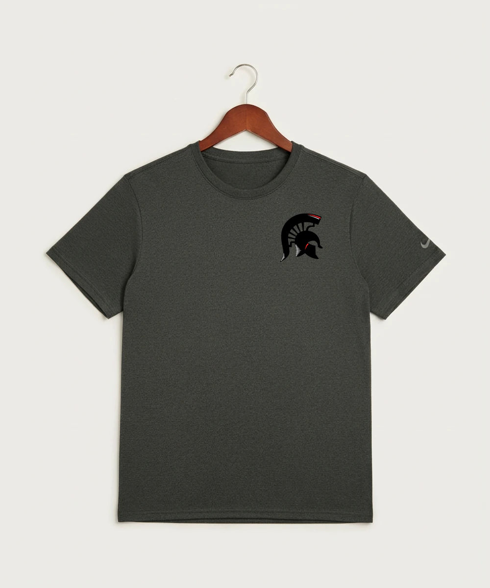 Bold High School Football (Boys) - Dark Smoke Heather Nike Swoosh Sleeve rLegend Tee NKDX8730