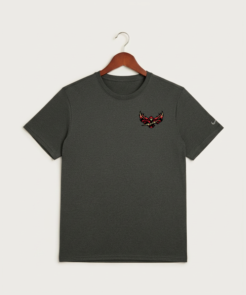 Gfw High School Football (Boys) - Dark Smoke Heather Nike Swoosh Sleeve rLegend Tee NKDX8730