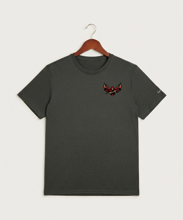 Gfw High School Football (Boys) - Dark Smoke Heather Nike Swoosh Sleeve rLegend Tee NKDX8730