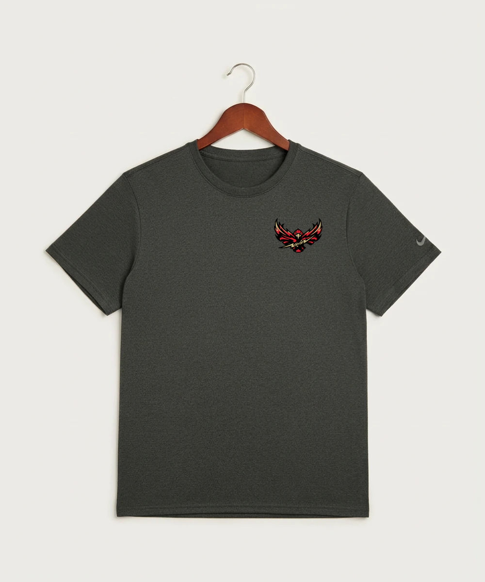 Gfw High School Football (Boys) - Dark Smoke Heather Nike Swoosh Sleeve rLegend Tee NKDX8730