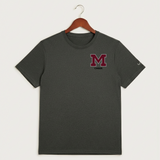 Moline Cheer general - Dark Smoke Heather Nike Swoosh Sleeve rLegend Tee NKDX8730