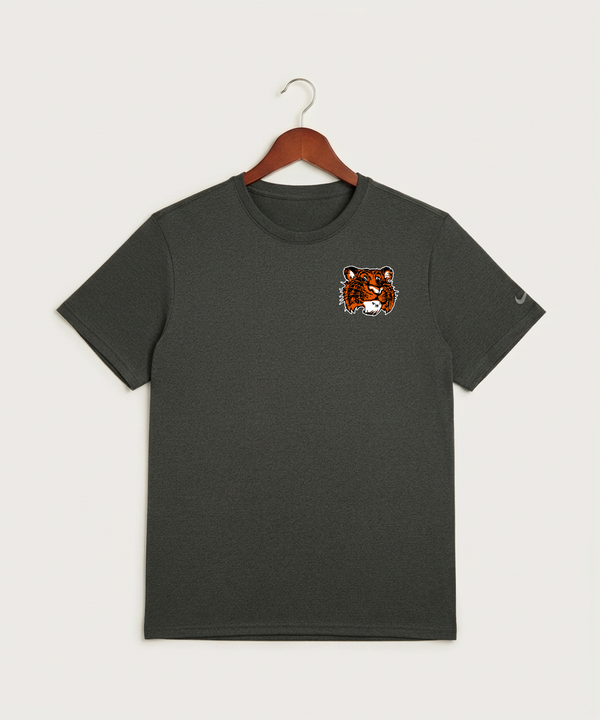 Browerville Public High School Athletics Coed - Dark Smoke Heather Nike Swoosh Sleeve rLegend Tee NKDX8730