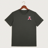 Amboy Football general - Dark Smoke Heather Nike Swoosh Sleeve rLegend Tee NKDX8730