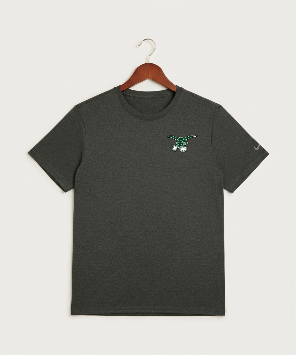 West Fargo High School Football (Boys) - Dark Smoke Heather Nike Swoosh Sleeve rLegend Tee NKDX8730