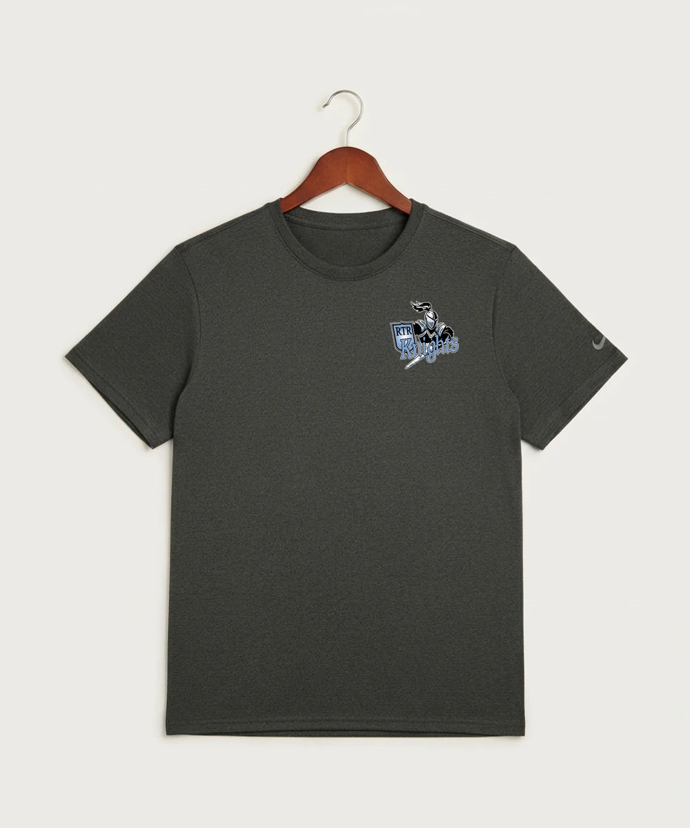 Russell-Tyler-Ruthton High School Football (Boys) - Dark Smoke Heather Nike Swoosh Sleeve rLegend Tee NKDX8730