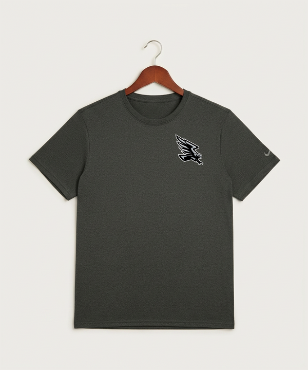 Red Rock Central High School Football (Boys) - Dark Smoke Heather Nike Swoosh Sleeve rLegend Tee NKDX8730
