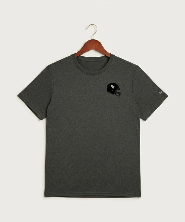 DGF High School Football (Boys) - Dark Smoke Heather Nike Swoosh Sleeve rLegend Tee NKDX8730
