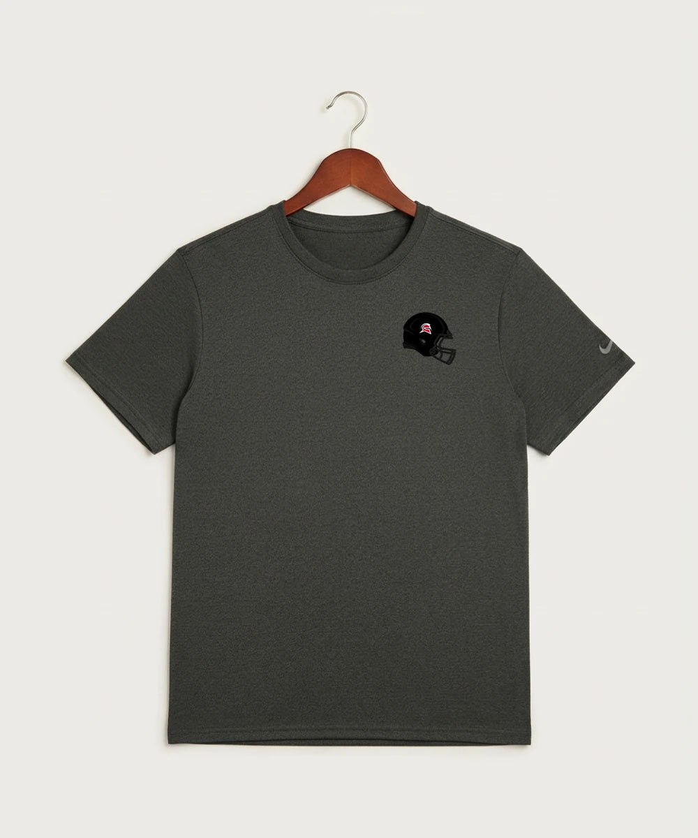 Hancock High School Football (Boys) - Dark Smoke Heather Nike Swoosh Sleeve rLegend Tee NKDX8730