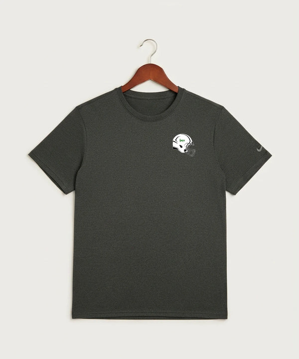 Holdingford High School Football (Boys) - Dark Smoke Heather Nike Swoosh Sleeve rLegend Tee NKDX8730