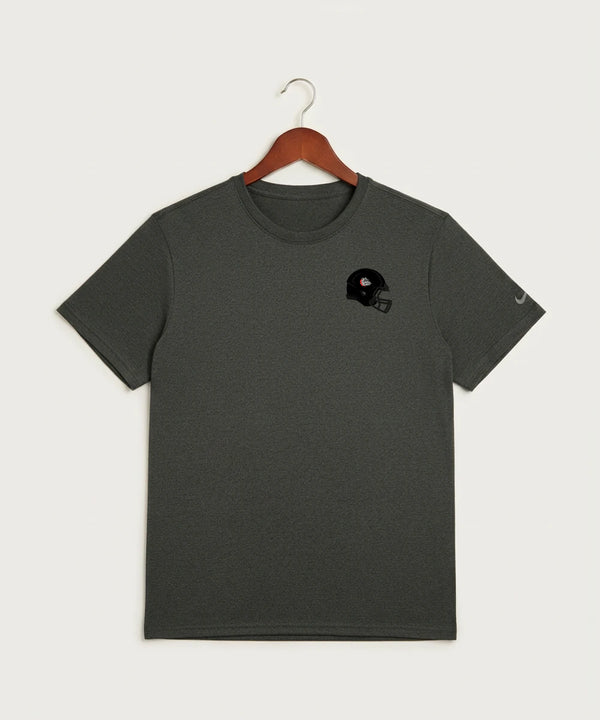 Otter Tail Central Football (Boys) - Dark Smoke Heather Nike Swoosh Sleeve rLegend Tee NKDX8730