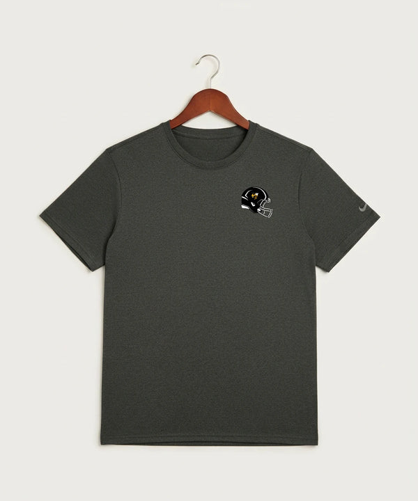 Perham High School Football (Boys) - Dark Smoke Heather Nike Swoosh Sleeve rLegend Tee NKDX8730
